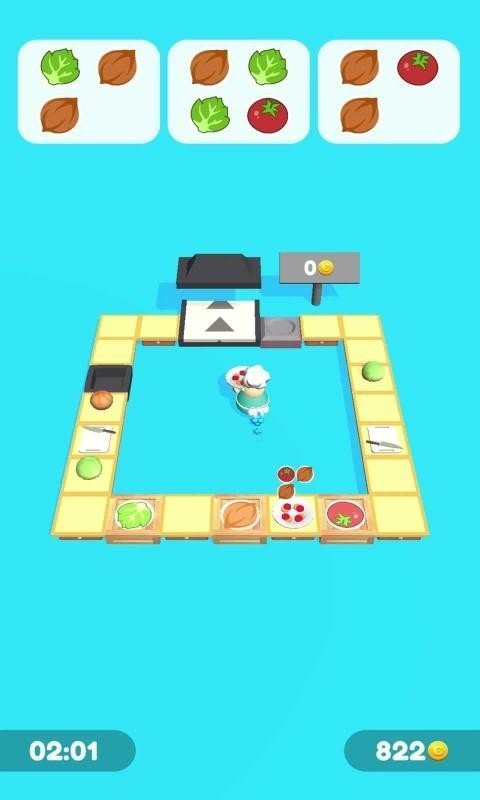 快速厨师3D游戏(Quick Chef 3D)图2