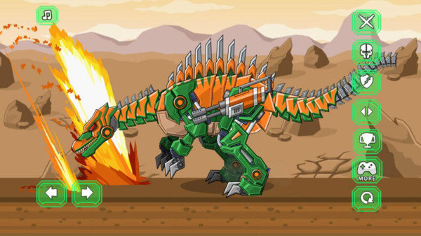 机器棘龙组装机器恐龙大战图1