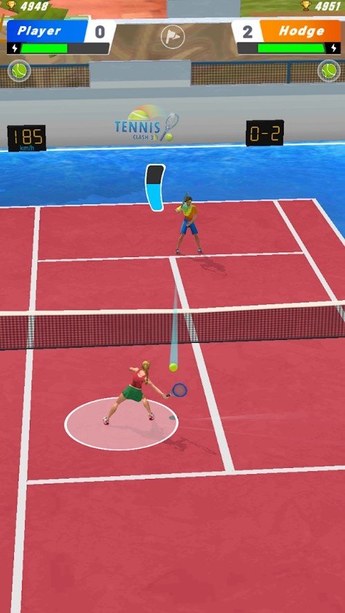 网球碰撞3D图2