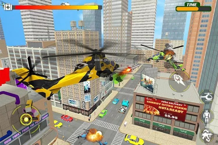 未来机器人大战直升机改造之城图3