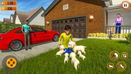 虚拟家庭宠物狗3D图1